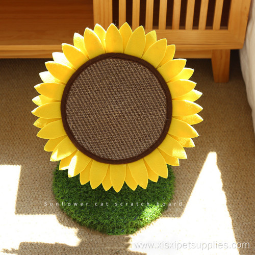 new round sisal sunflower cat climbing frame toy
